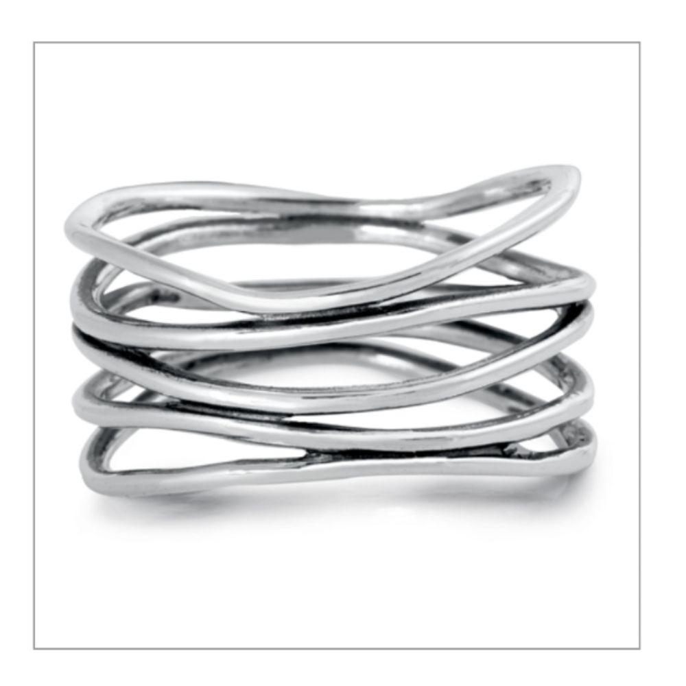 925 Sterling Silver Ring Bohemian Size 6 Women's Jewelry - Picture 2 of 7